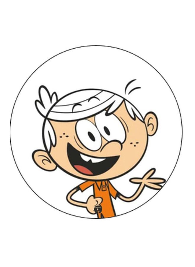 BP Cartoon Boy Printed Pop Socket Phone Holder White/Beige/Black - Image 2