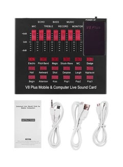 Generic Live Sound Card Black/Red/White  - Image 4