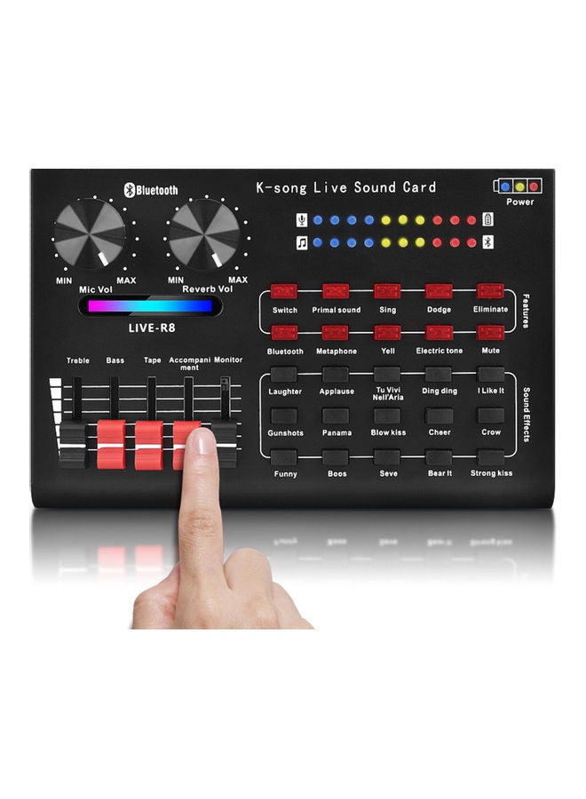 Generic Live Sound Card Black/Red/Yellow  - Image 1
