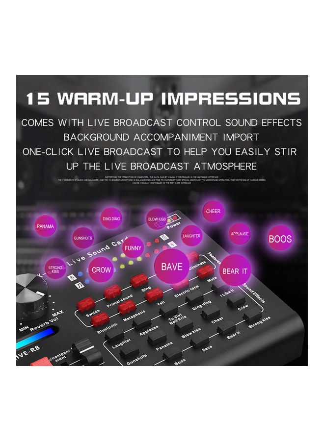 Generic Live Sound Card Black/Red/Yellow  - Image 5