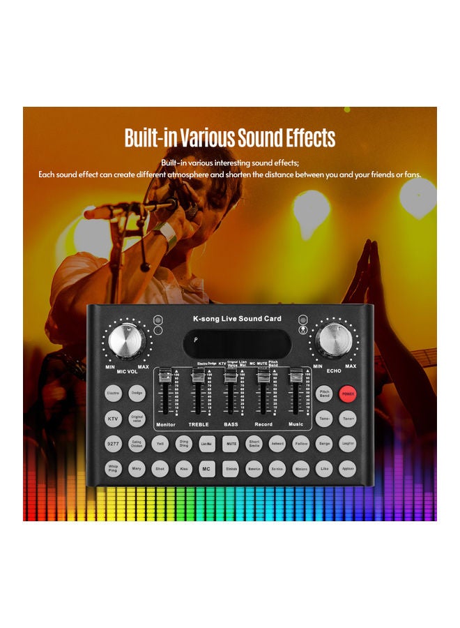 K-Song Live Sound Card Black  - Image 5