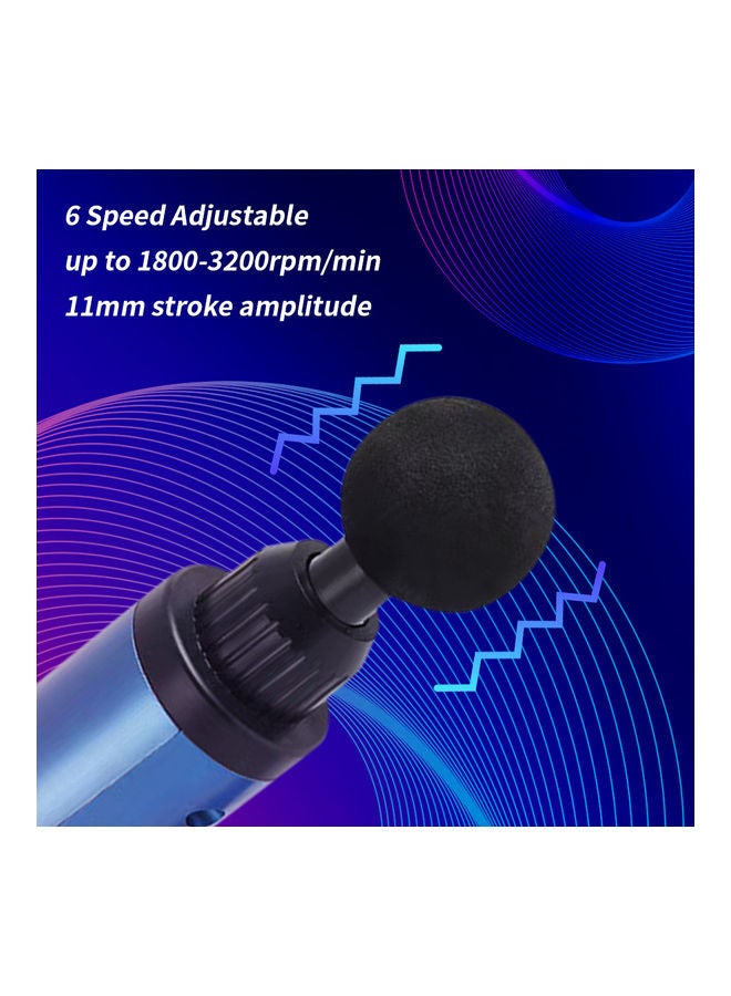 جهاز مساج كهربائي للعضلات مع رؤوس قابلة للتبديل - Image 4