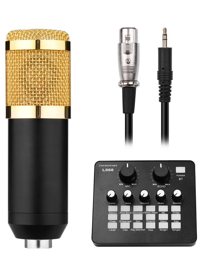 Professional Broadcasting Studio Recording Condenser Microphone Kit I7262 Black  - Image 4