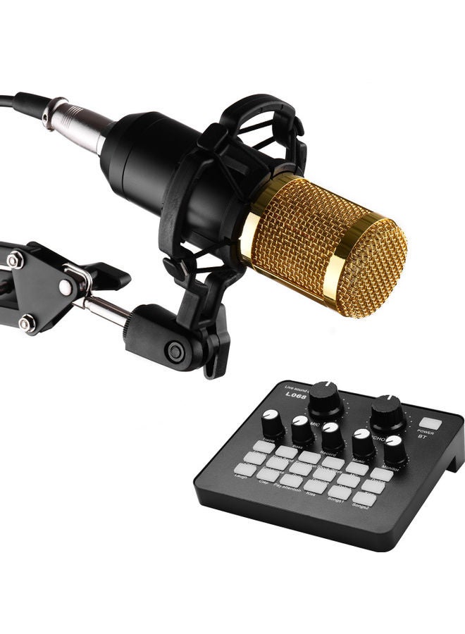 Professional Broadcasting Studio Recording Condenser Microphone Kit I7262 Black  - Image 5