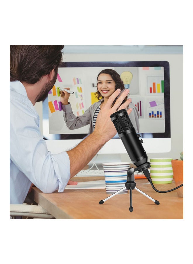 USB Condenser Microphone I7104 Black