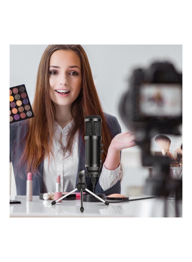 USB Condenser Microphone I7104 Black