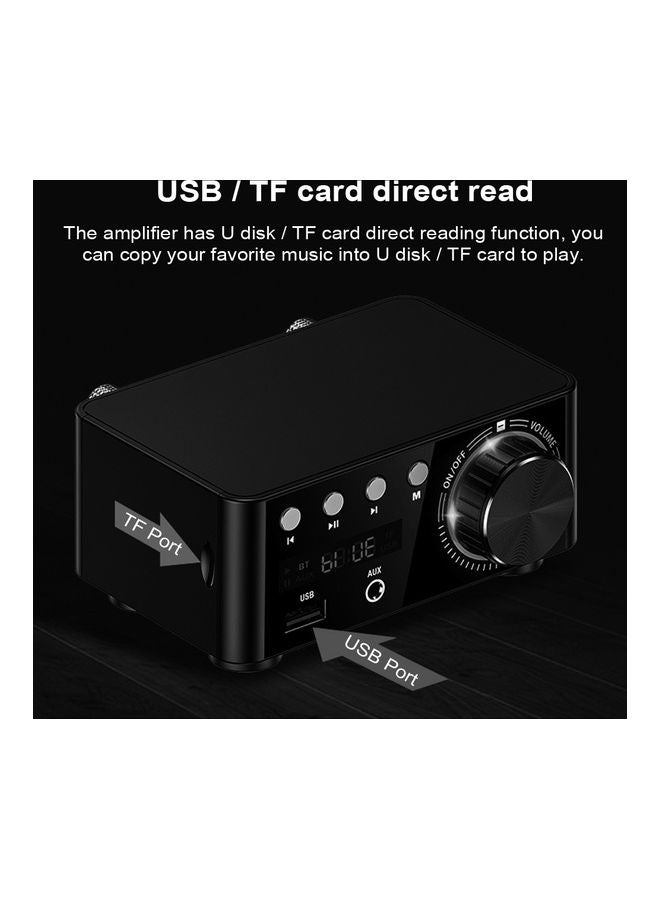 Digital Mini Stereo Amplifier V8415S-V Silver  - Image 2