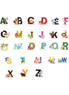 Generic Alphabet Themed Removable Wall Sticker Multicolour 39.00*4.50*4.50cm  - Image 1