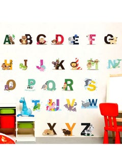 Generic Alphabet Themed Removable Wall Sticker Multicolour 39.00*4.50*4.50cm  - Image 5