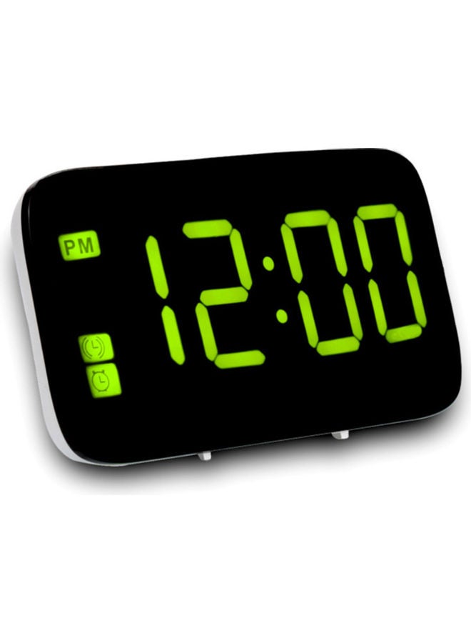 LED Digital Alarm Clock Black/White/Green 64.00*0.20*47.00cm - Image 1