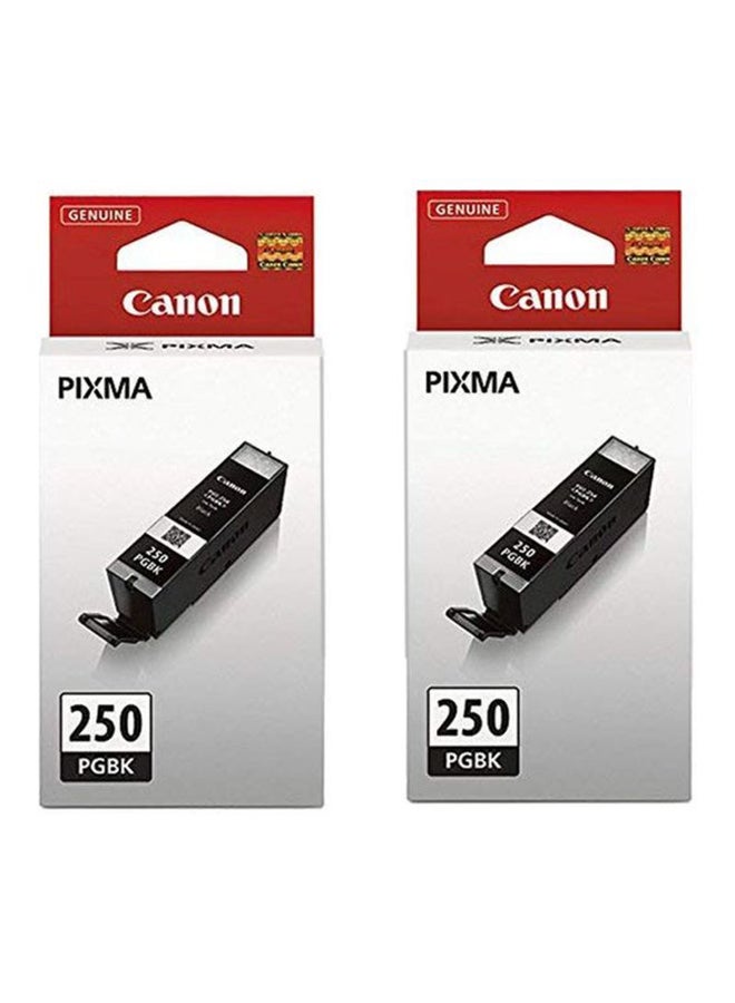 Canon 2-Piece Inkjet Toner Cartridge For Canon PGI-250 Black - Image 2