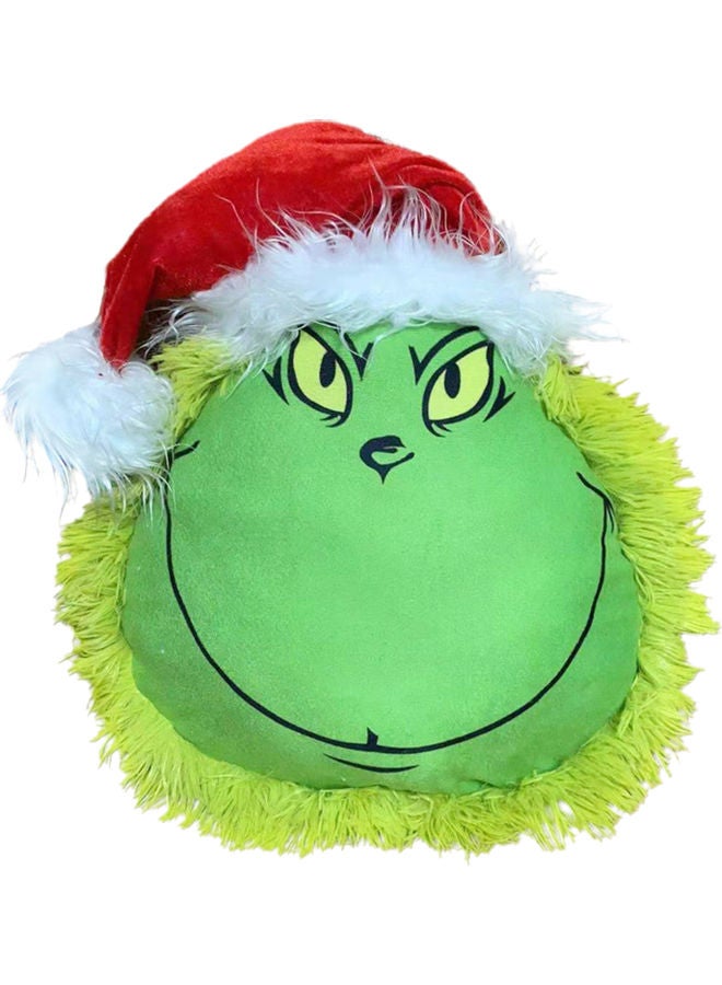 دمية محشوة للزينة بتصميم مستوحى من فيلم "The Grinch" أخضر/أبيض/أحمر 7.00*0.50*7.00سم - Image 2