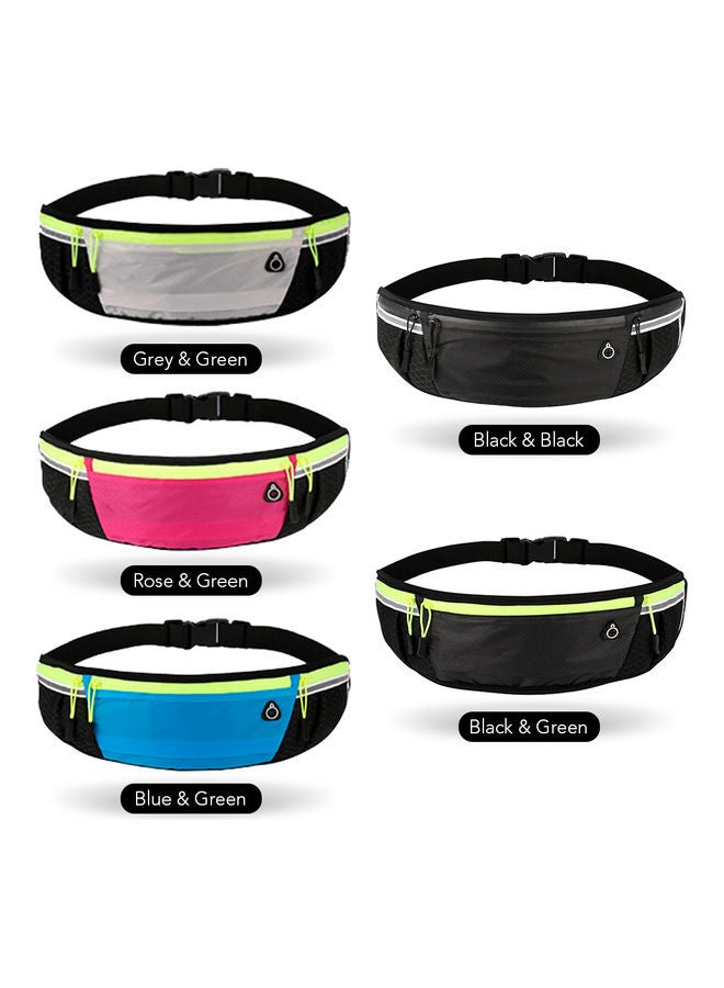 Generic Ultralight Running Belt Bag With Reflective Strips Earphone Jack 50x11cm  - Image 2