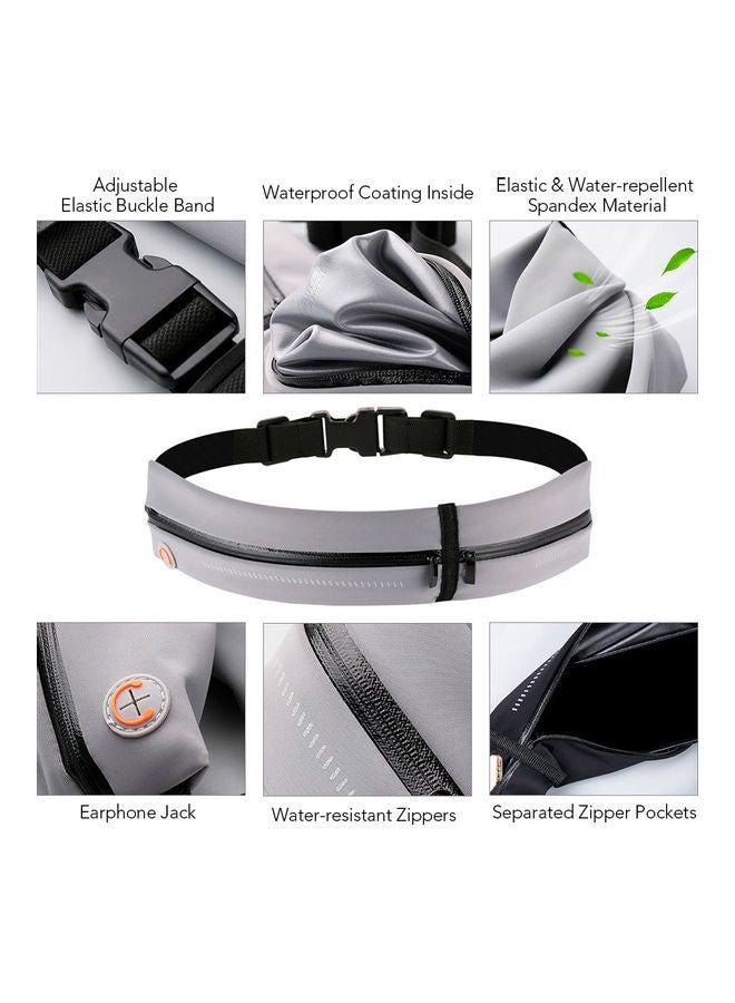 Generic Ultralight Waterproof Waistpack With Earphone Jack 35x7cm  - Image 5