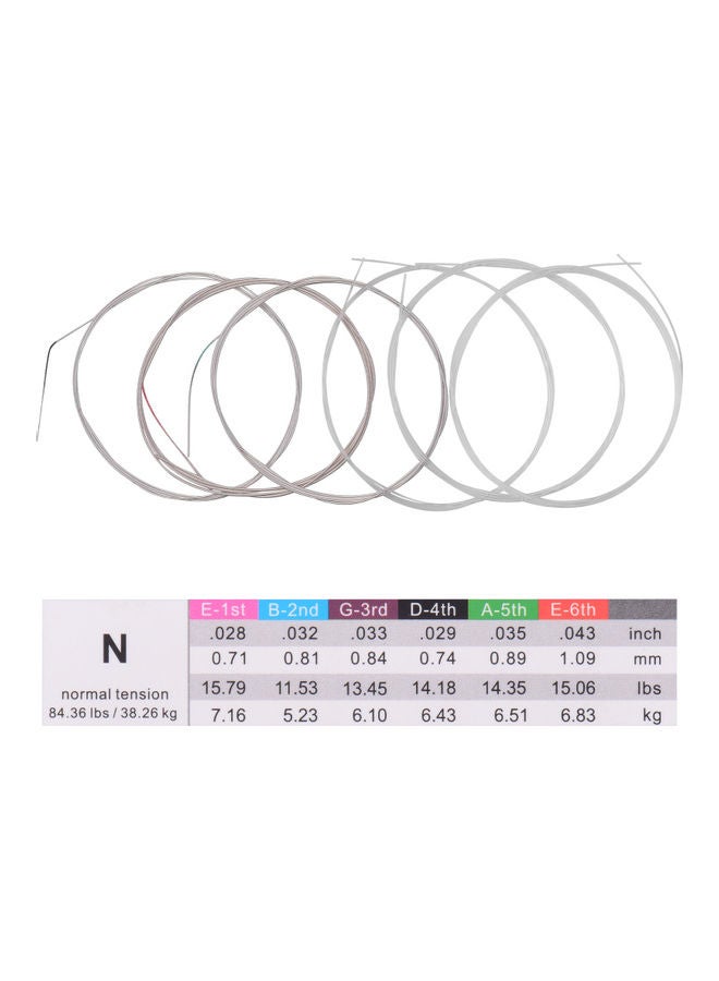 أليس أوتار جيتار كريستال كلاسيكية بقلب من النايلون - Image 2