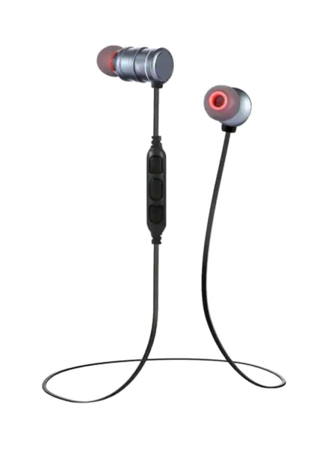 Awei Bluetooth Wireless In-Ear Earphones With Mic Gunmetal/Black - Image 1