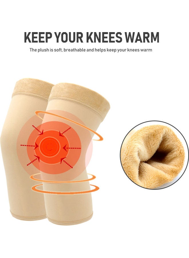 Generic - Pair Of Knee Warmers Thermal Protector Knee Pad 15.00x2.00x14.00cm - Image 1