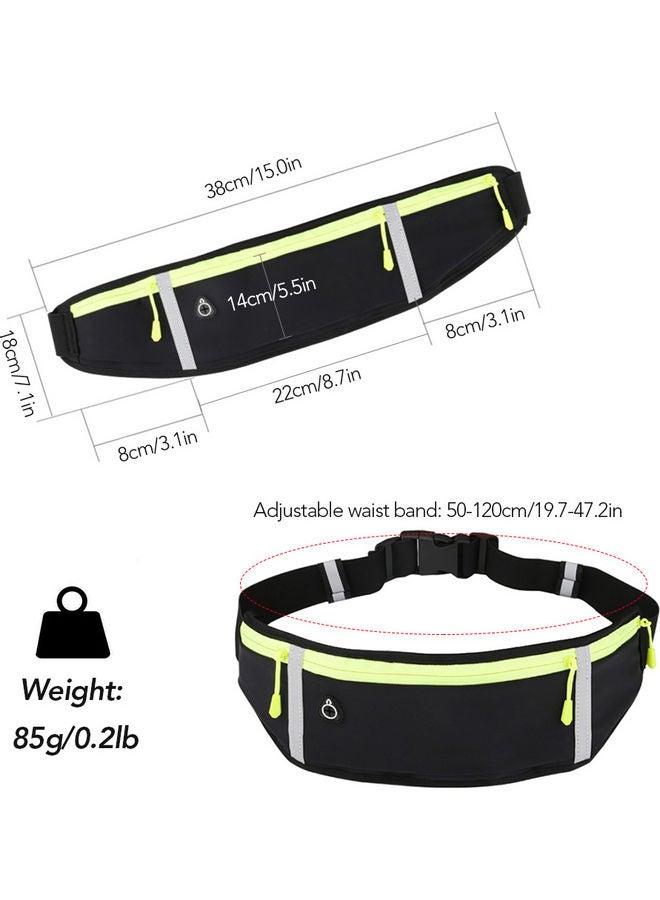 Generic Ultralight Running Belt Bag With Reflective Strips 38x18cm  - Image 4