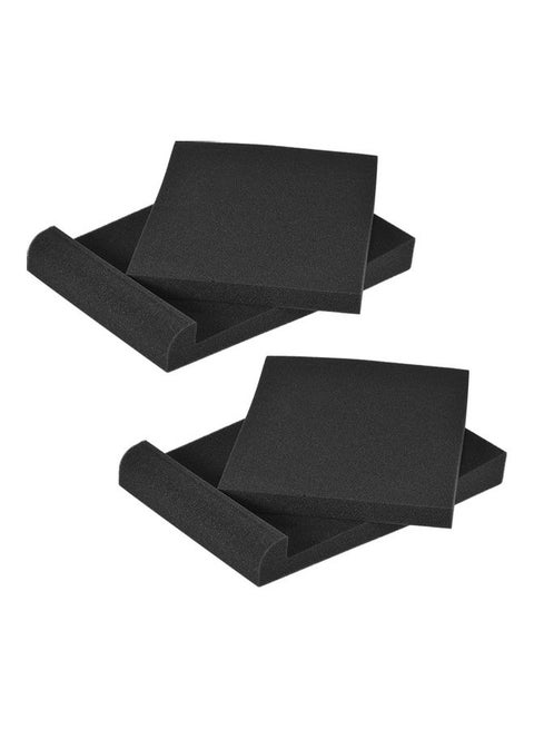 2 Sets/Pack Studio Monitor Speaker Isolation Acoustic Foam Pads Max 11 * 7.4 Inch Usable Area