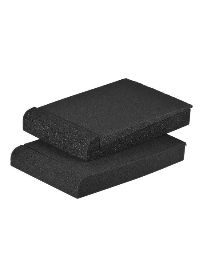 2 Sets/Pack Studio Monitor Speaker Isolation Acoustic Foam Pads Max 11 * 7.4 Inch Usable Area