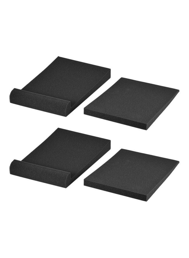 2 Sets/Pack Studio Monitor Speaker Isolation Acoustic Foam Pads Max 11 * 7.4 Inch Usable Area
