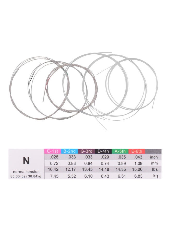 Alice 6-Piece Guitar String Set - Image 2