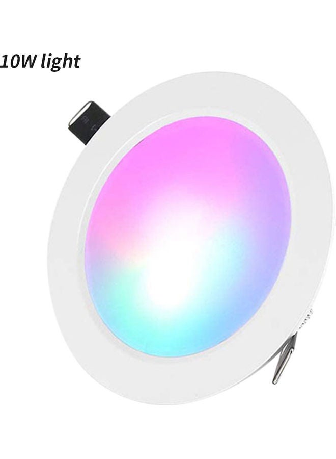 مصباح بإضاءة LED مركزة إلى الأسفل بتصميم مستدير يتم تركيبه في التجاويف بقدرة 10 وات أبيض 16x5x15Ø³Ù†ØªÙŠÙ…ØªØ± - Image 1