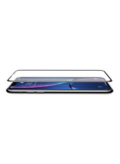 yopah Yopah 9D Full Cover Curved Edge Premium HD Glass Screen Protector For Apple iPhone XR - Black Black/Clear  - Image 2
