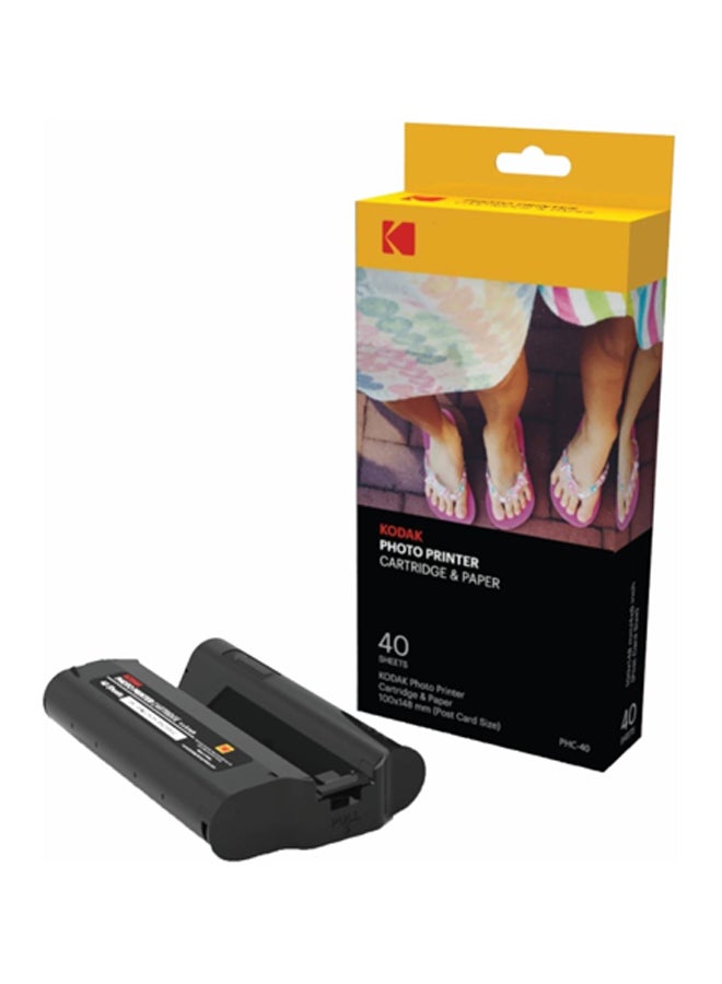 Kodak Replaceable High-Yield Cartridge For Canon Photo Printer Black - Image 1