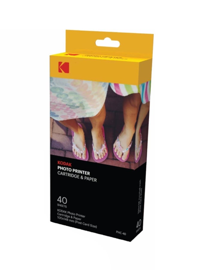 Kodak Replaceable High-Yield Cartridge For Canon Photo Printer Black - Image 2