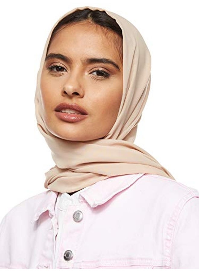 Shadow Solid Chiffon Hijab Shailah Pale - Image 1