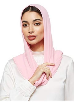 حجاب سادة من الشيفون بيبي بينك