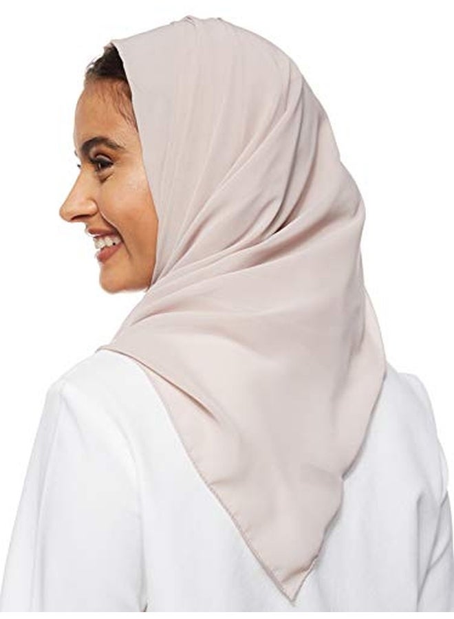 Shadow Solid Chiffon Hijab Shailah Gainsboro - Image 2