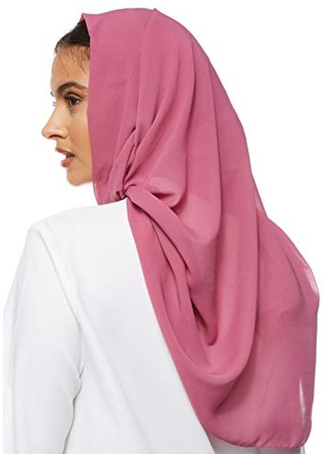 Shadow Solid Chiffon Hijab Shailah Plum - Image 2