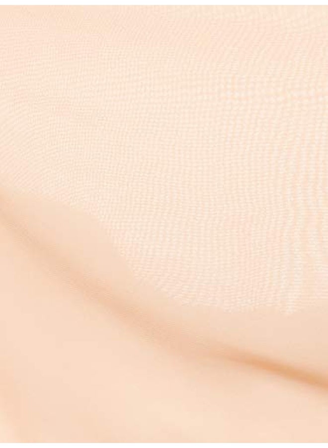 شادو حجاب سادة من الشيفون بيج - Image 3