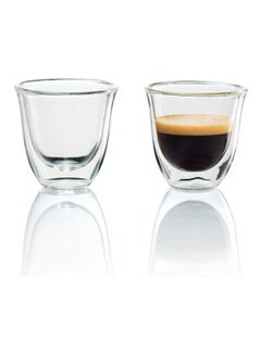 Lushh 6-Piece Double Wall Turkish Espresso Coffee Cup Set Clear  - Image 2