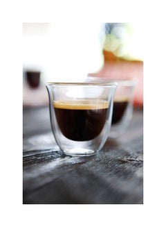 Lushh 6-Piece Double Wall Turkish Espresso Coffee Cup Set Clear  - Image 3