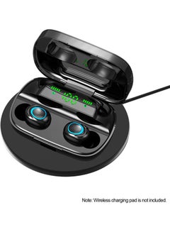 S11 Bluetooth 5.0 TWS Earbuds True Wireless Headphones with Dual Mic In-ear Music Earphones Twins Sports Headset Charging Box Support Wireless Charging Battery Digital Display Touch Control Black/green