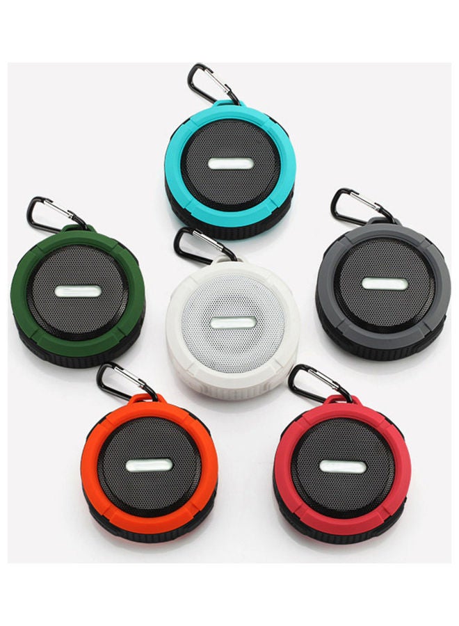 Outdoor Wireless Portable Waterproof BT Speaker with Enhanced 3D Stereo Bass Sound, 10-Hour Playtime, Built-in Mic, TF Card Slot, for Sports, Pool, Beach, Hiking, Camping Red - Image 3