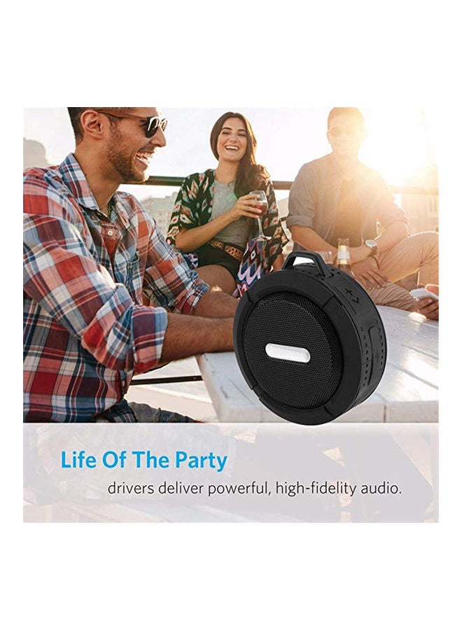 Generic - Outdoor Waterproof Wireless Portable BT Speaker with Enhanced 3D Stereo Bass Sound, 10-Hour Playtime, Built-in Mic, TF Card Slot, for Sports, Pool, Beach, Hiking, Camping Blue - Image 1
