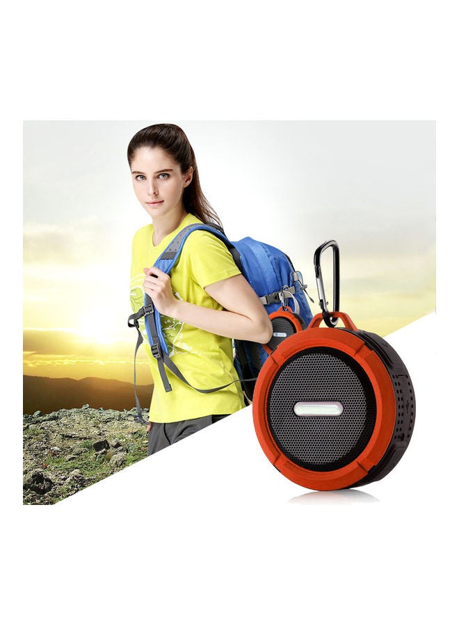 Generic - Outdoor Waterproof Wireless Portable BT Speaker with Enhanced 3D Stereo Bass Sound, 10-Hour Playtime, Built-in Mic, TF Card Slot, for Sports, Pool, Beach, Hiking, Camping Blue - Image 1