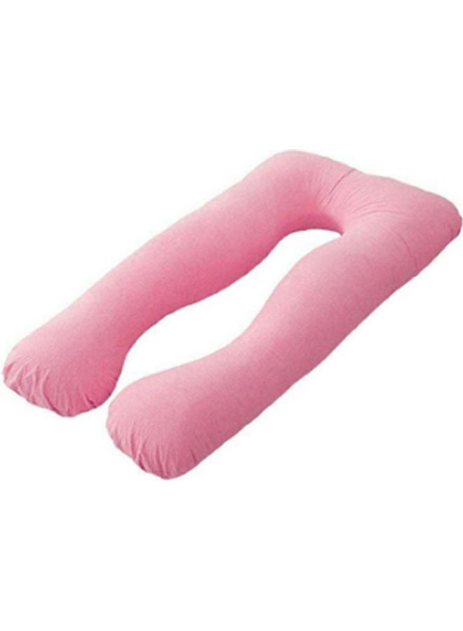 Banotex Premium U Shape Comfortable Pregnancy Pillow Cotton Pink 80 x 120cm
