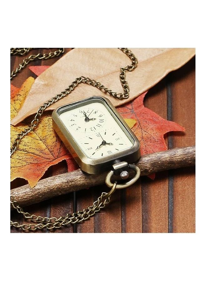 YASH - Retro Style Dual Time Zone Quartz Pocket Watch - Image 1