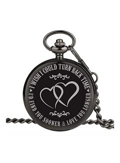 Yash Retro Time Back Quartz Pocket Watch