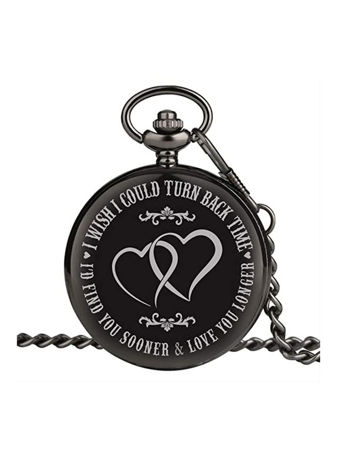 YASH - Yash Retro Time Back Quartz Pocket Watch - Image 1