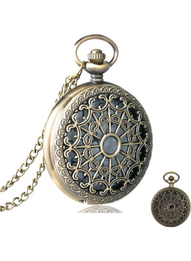 YASH - Yash Retro Spider Web Quartz Pocket Watch - Image 1