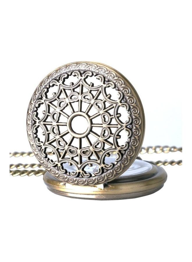 YASH - Yash Retro Spider Web Quartz Pocket Watch - Image 1