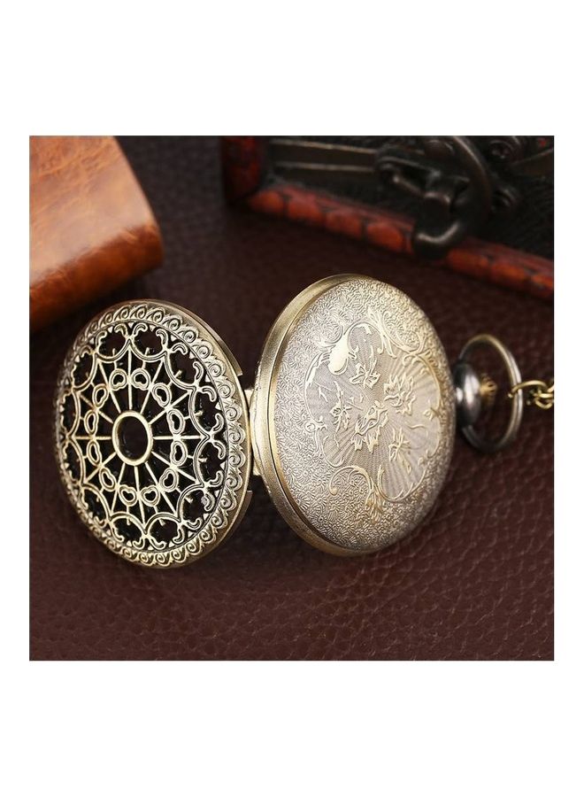 YASH - Yash Retro Spider Web Quartz Pocket Watch - Image 1