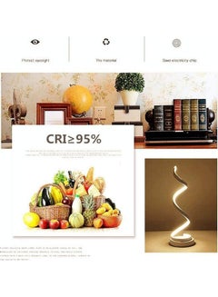 XiuWoo Spiral LED Table Lamp White-12w-warm White one size centimeter  - Image 4