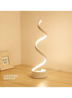 XiuWoo Spiral LED Table Lamp White-12w-warm White one size centimeter  - Image 5